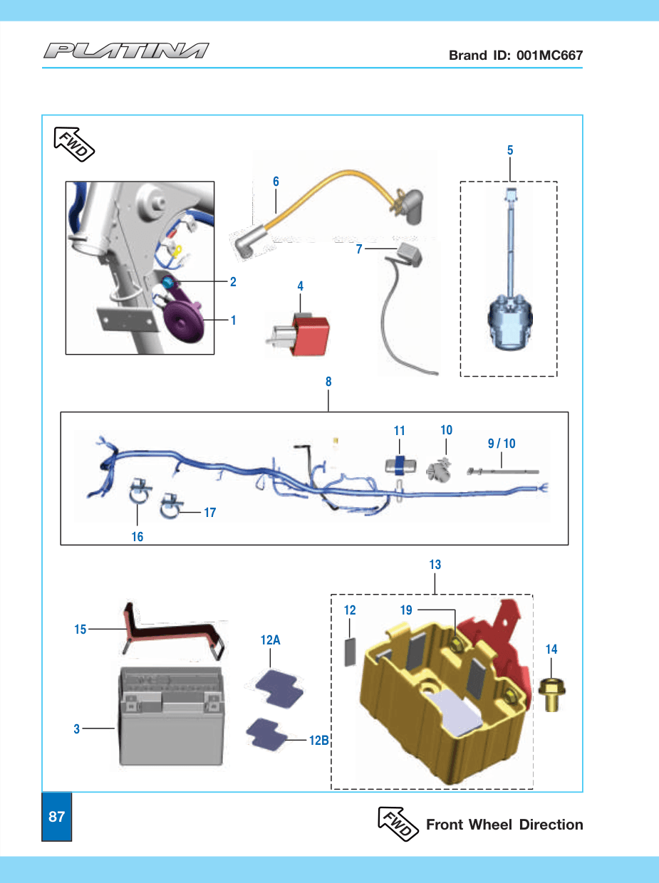 12A PF 4018 10 Foam Battery