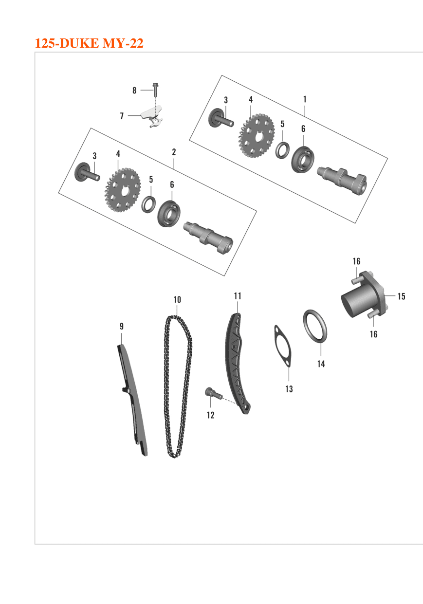 BOLT FLANGED- M6X1XL16XBRXPRECOAT
