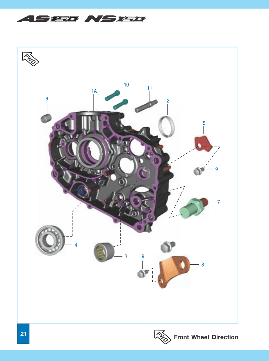 Engine Assembly / Crankcase Rh