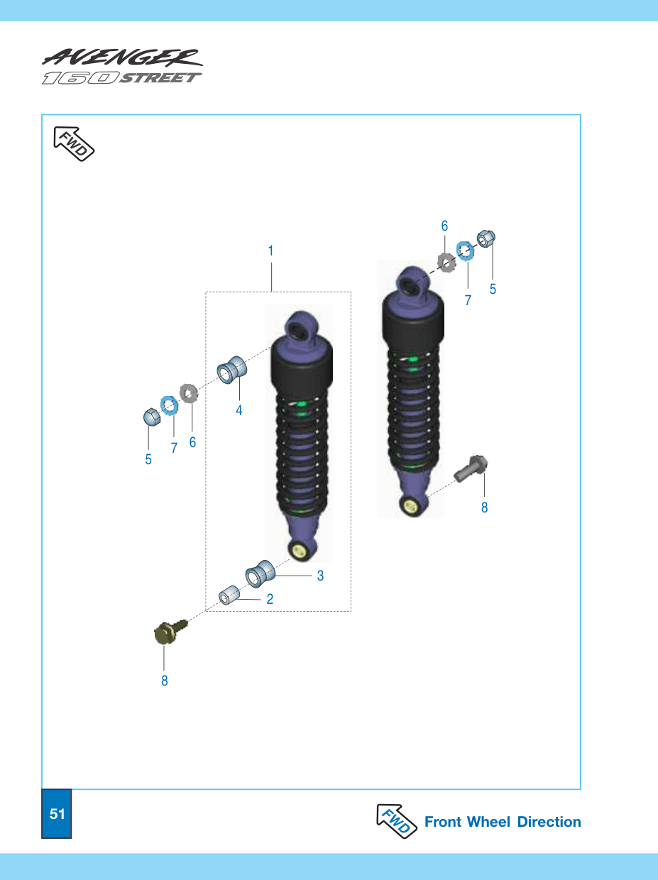Shockabsorber rear