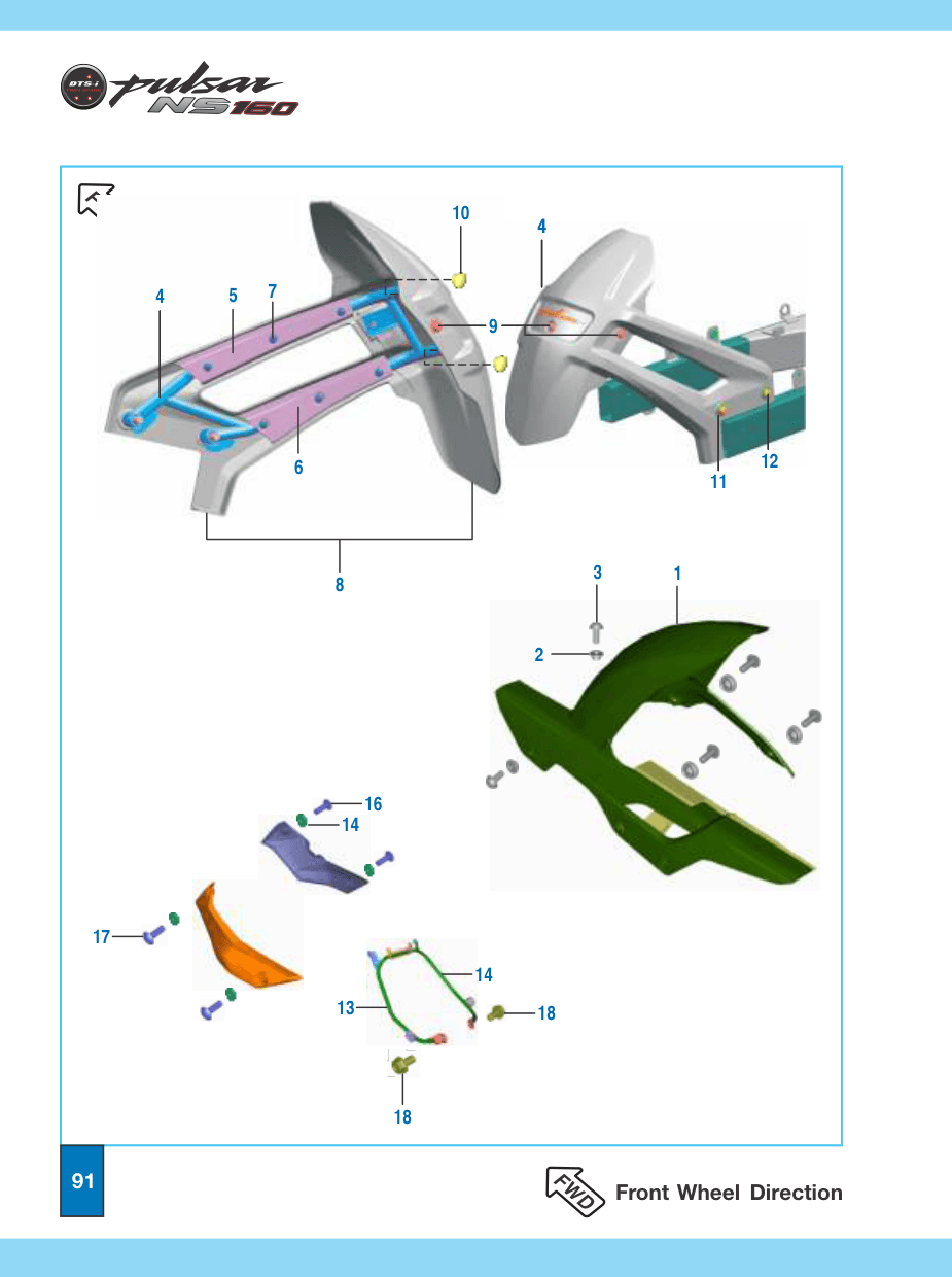 Bracket Belly Pan RH