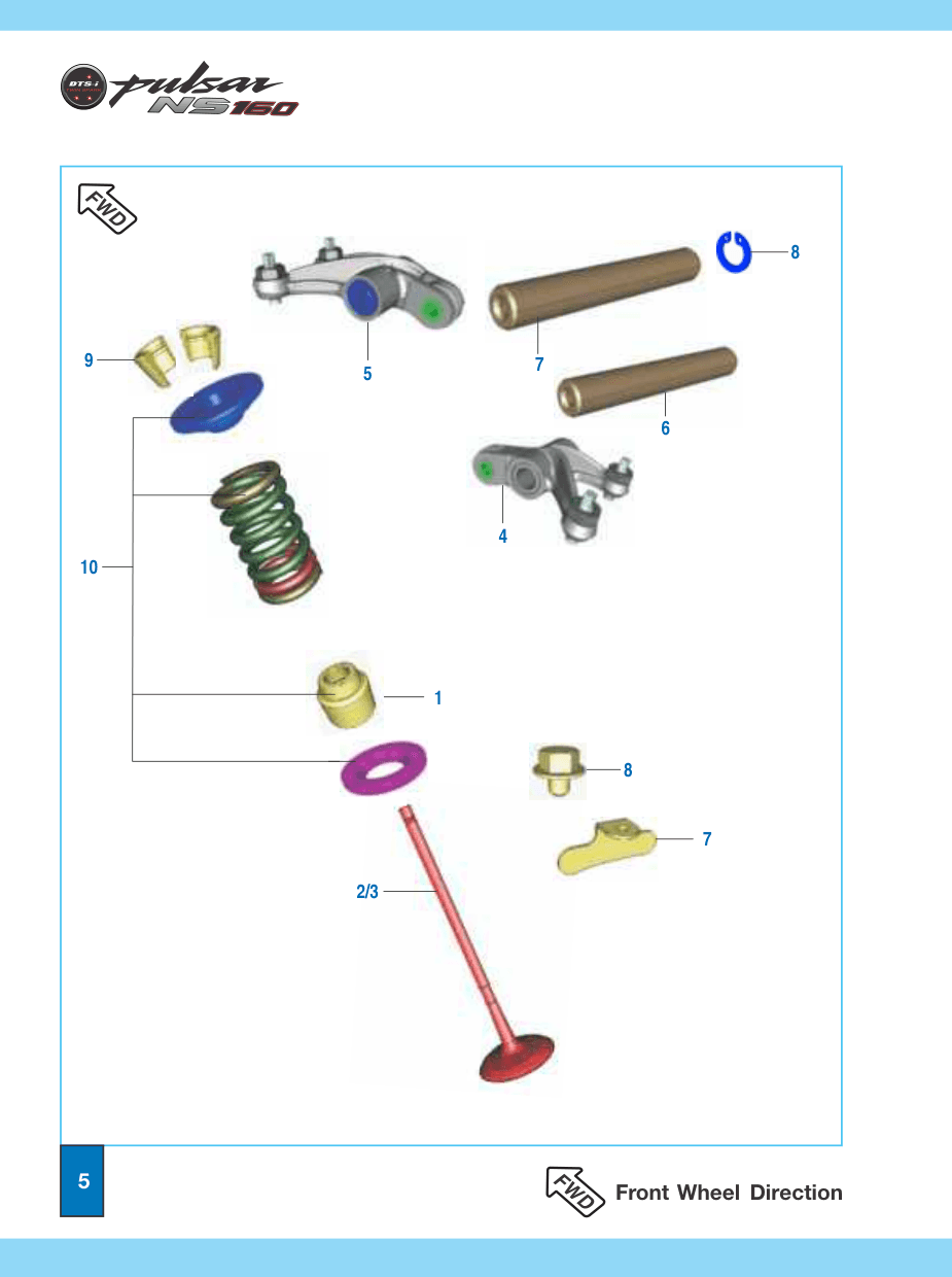 Shaft Rocker Exhaust