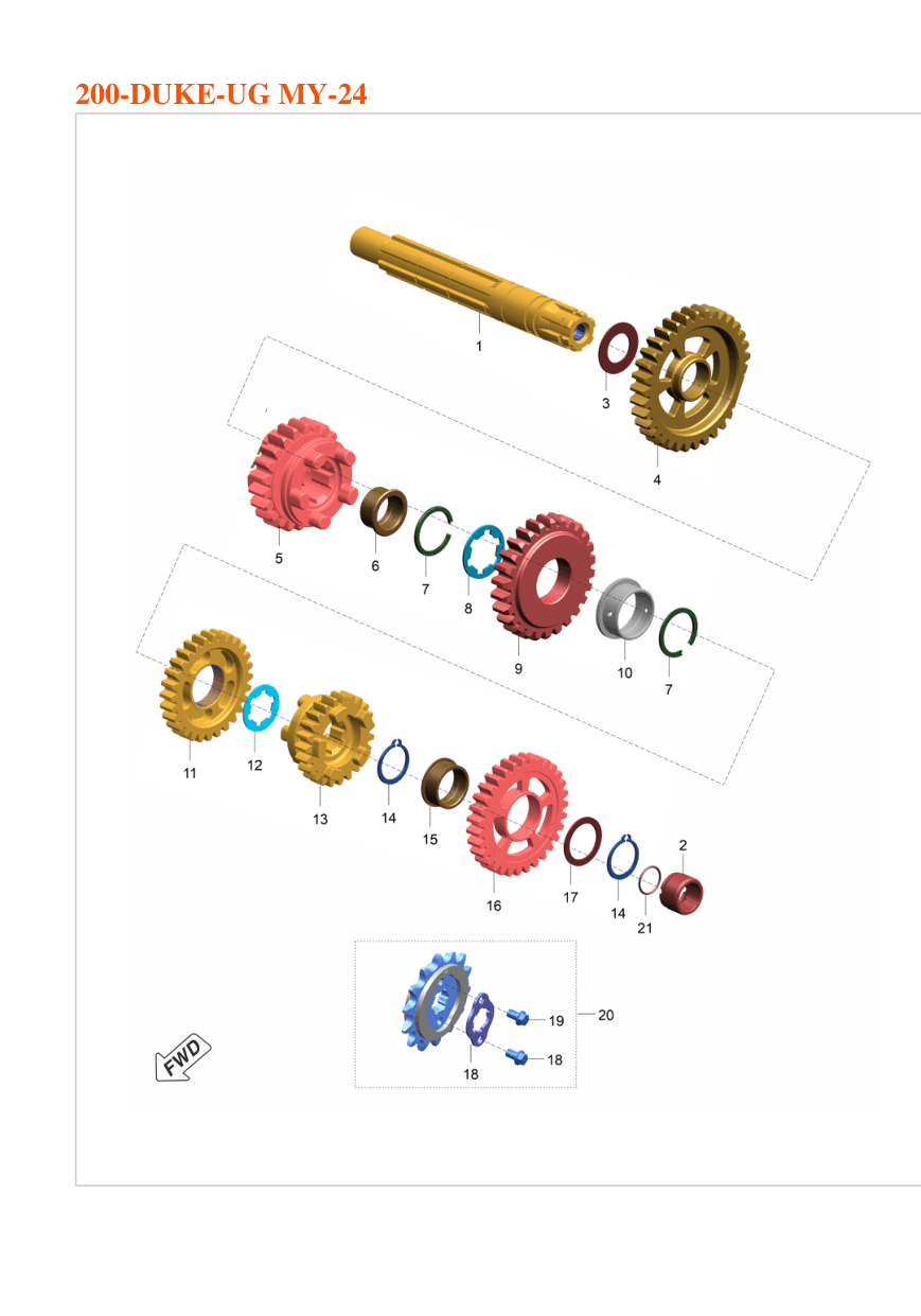 Kit Drive Sprocket