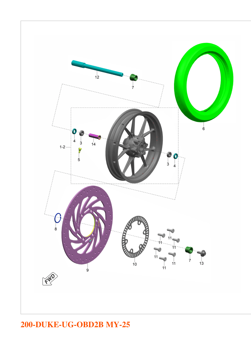 FRONT WHEEL
