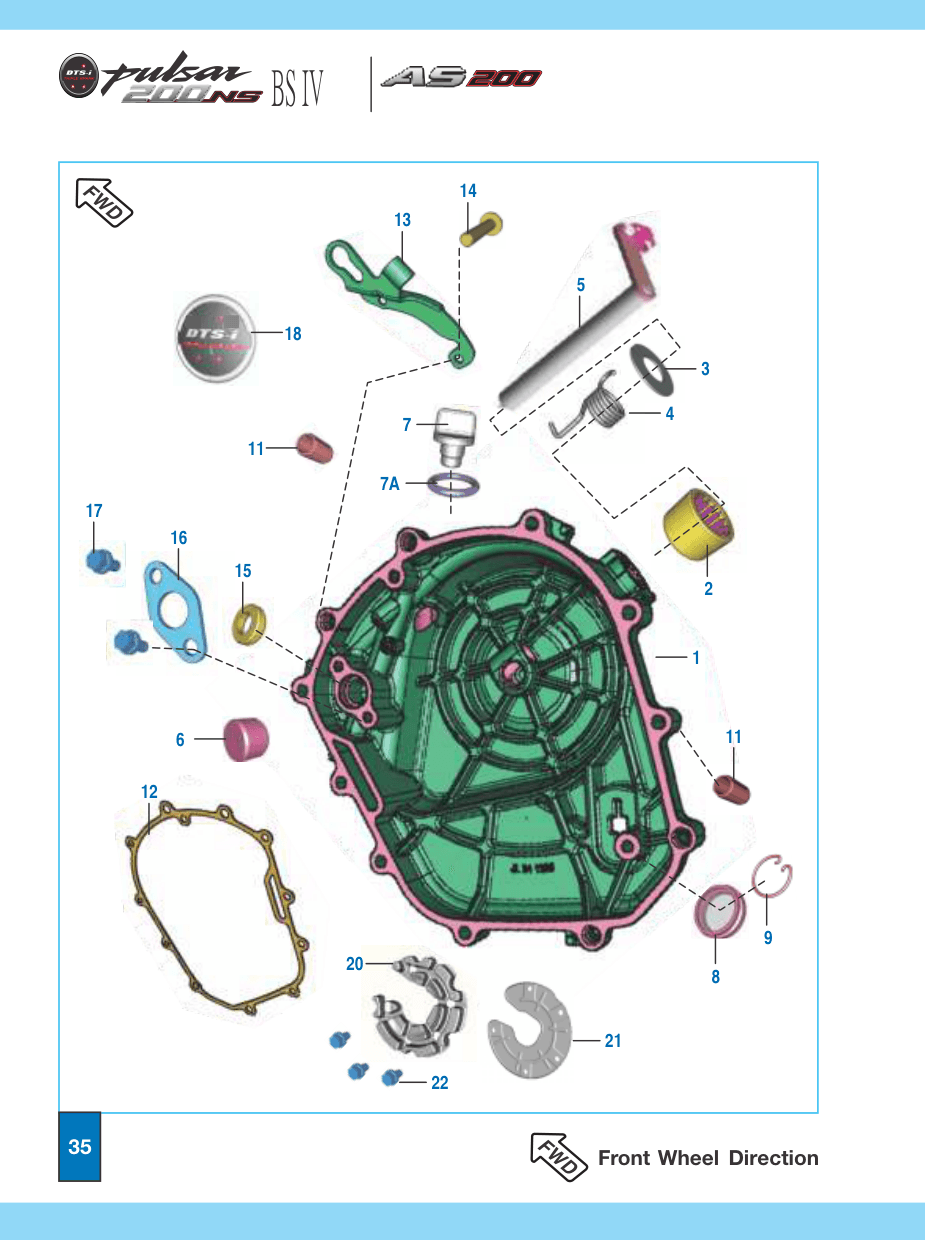Jet Oil Clutch Cover [N.I.]