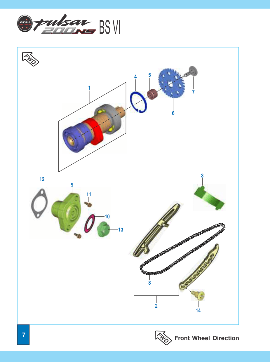 Plate Guide Chain Slack