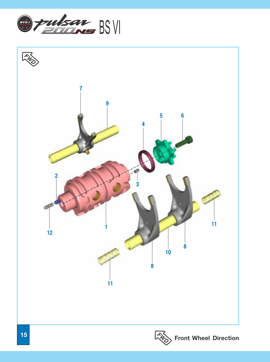 Drum Complete Gear Shift