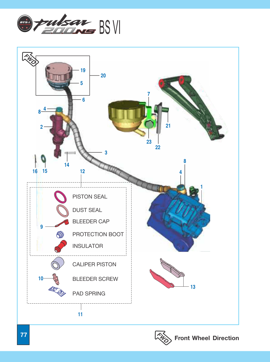 Caliper Piston Kit