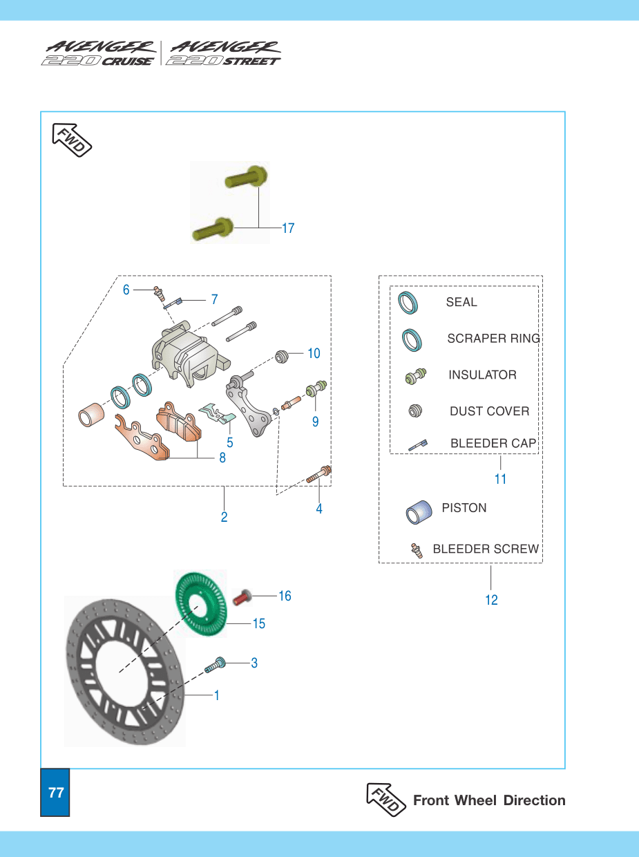 Bolt Flanged [For Black colour]