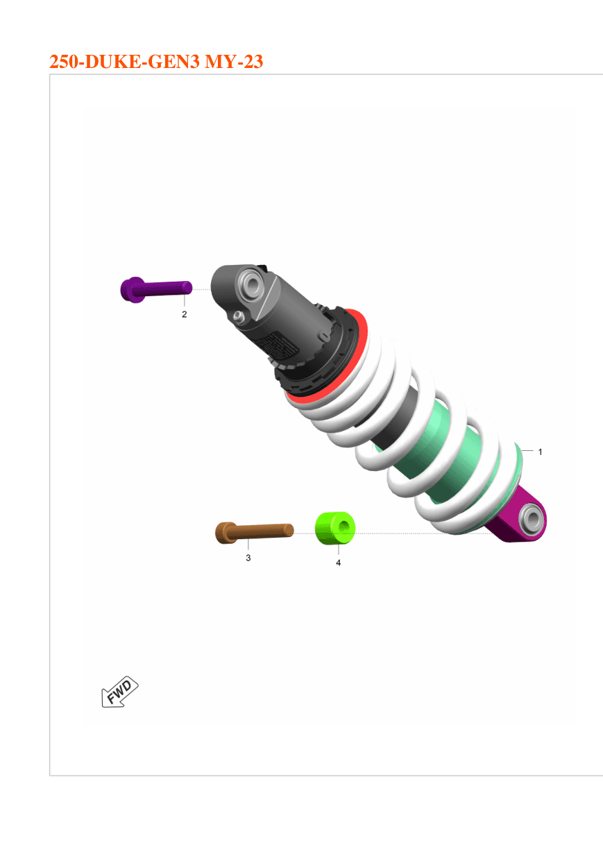 Shockabsorber Rear
