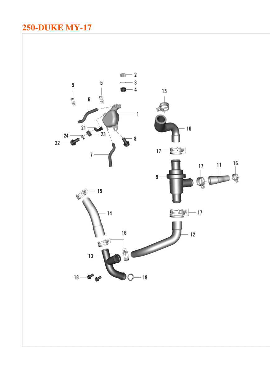 TUBE RADIATOR TO EXPANSION TANK