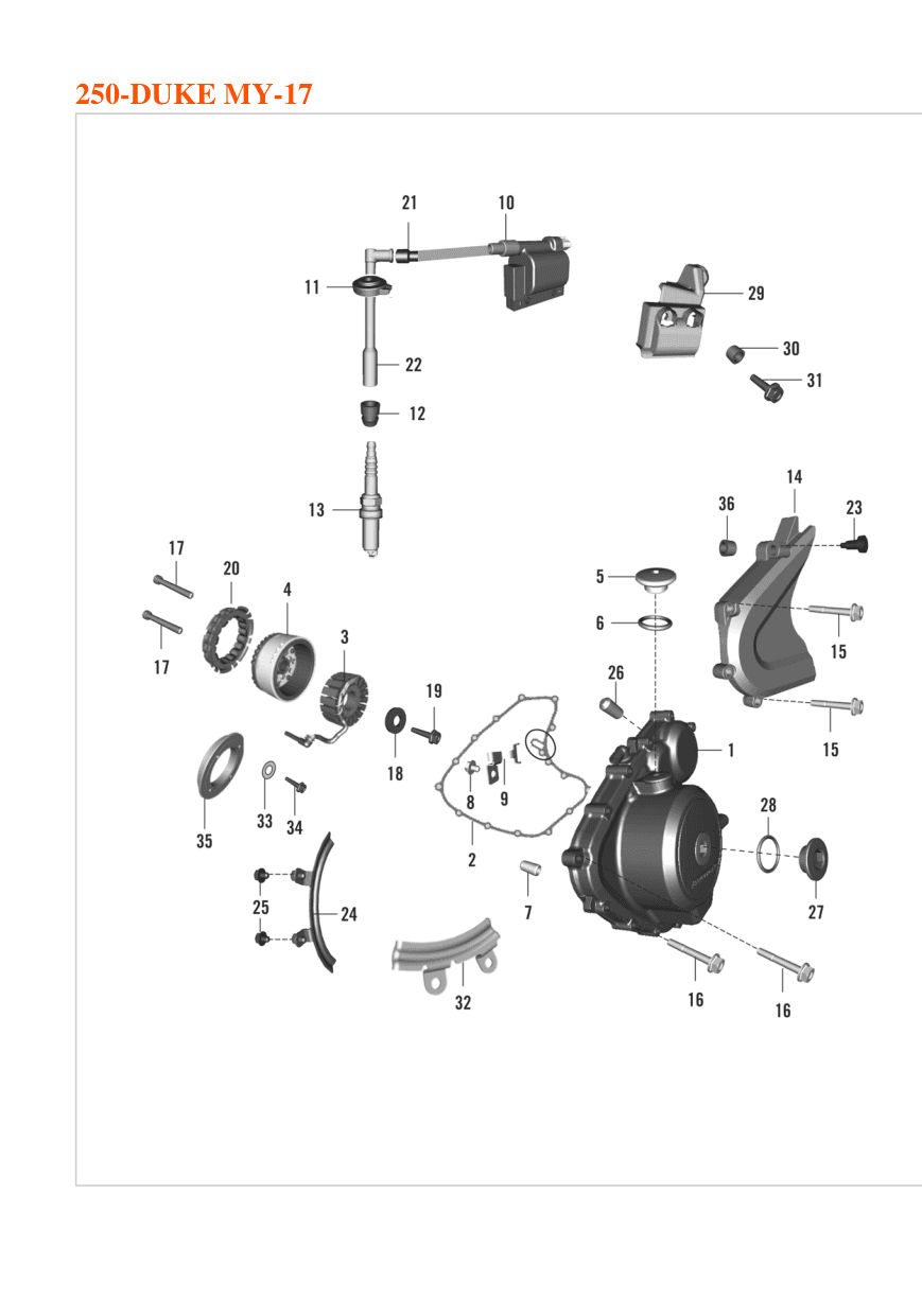GASKET MAGNETO COVER