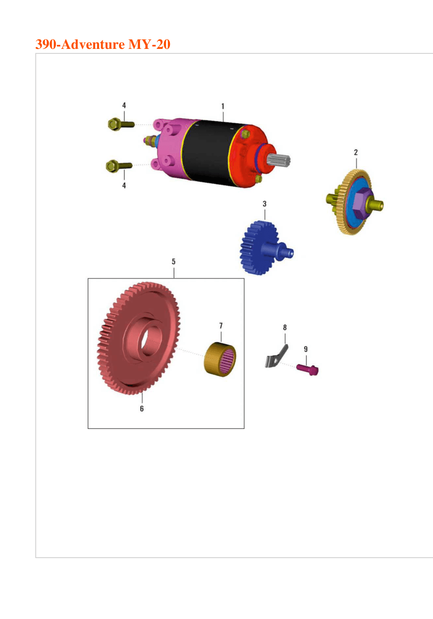 GEAR STARTER CLUTCH