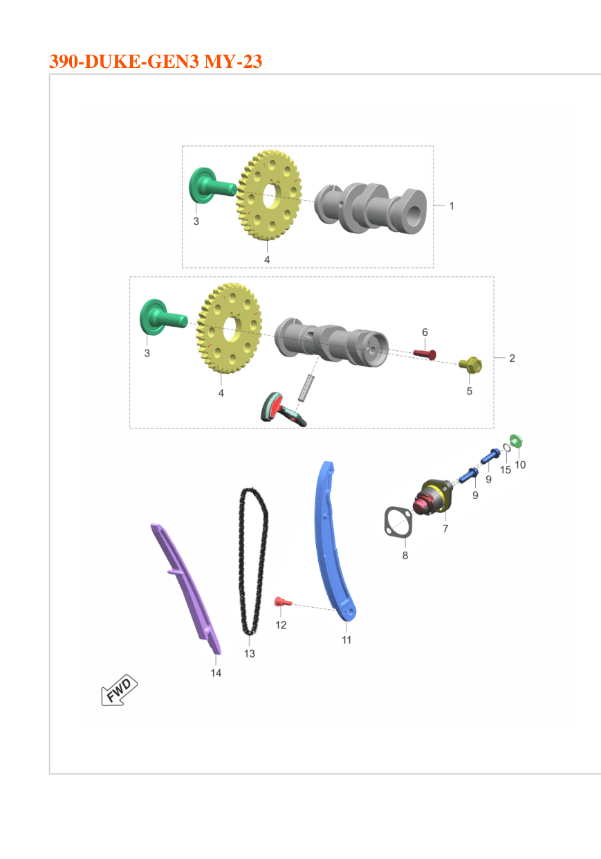GUIDE CHAIN TIGHT SIDE