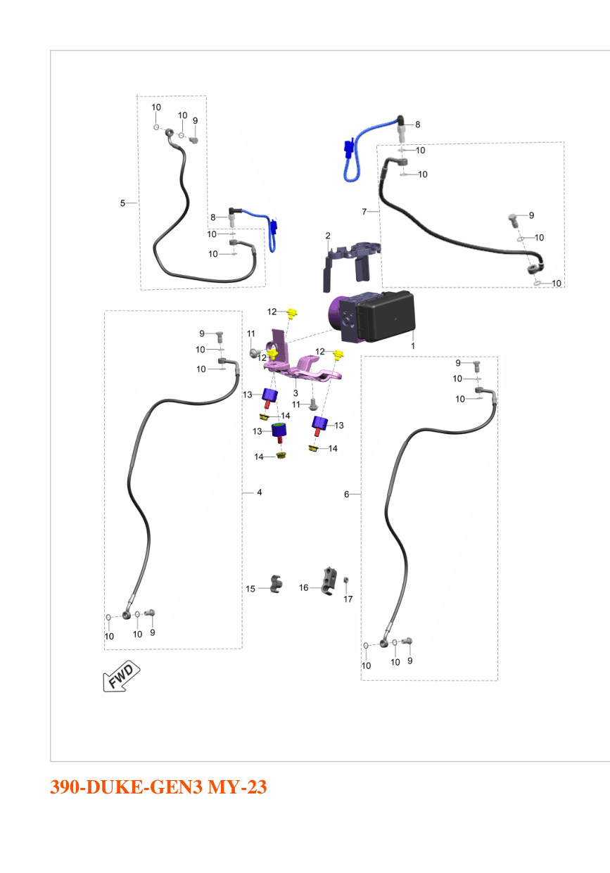 HOLDER UNIT ABS