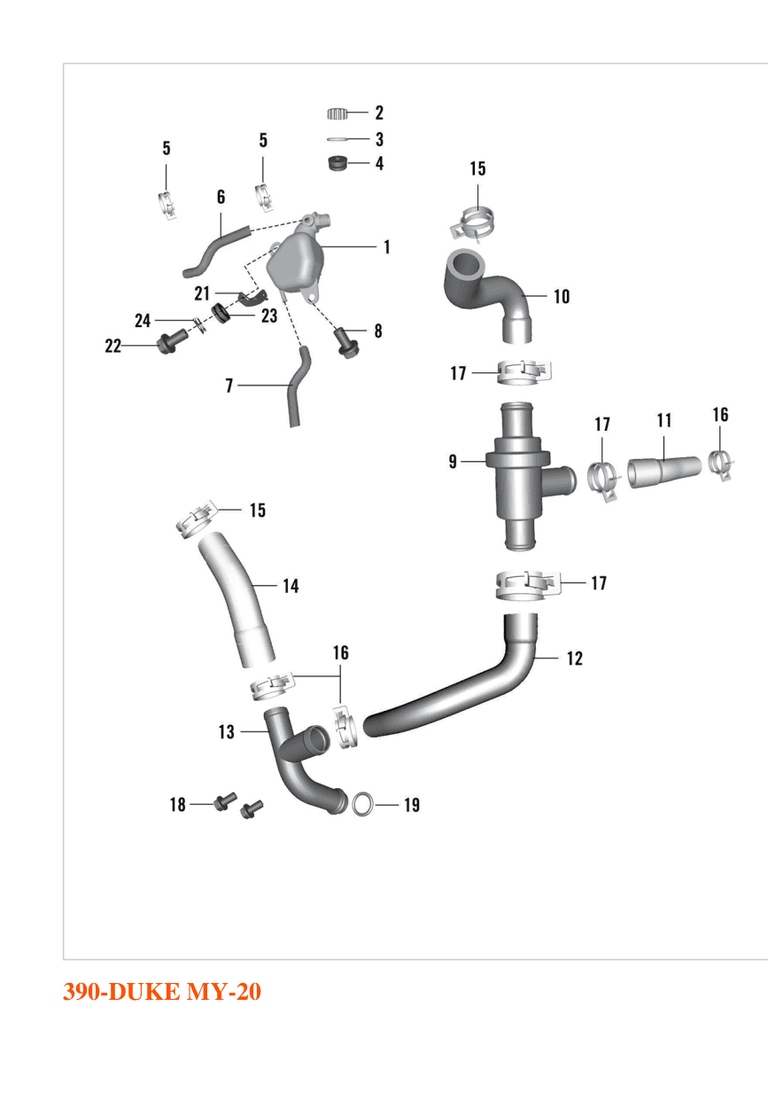 PIPE TANK EXPANSION-RADIATOR