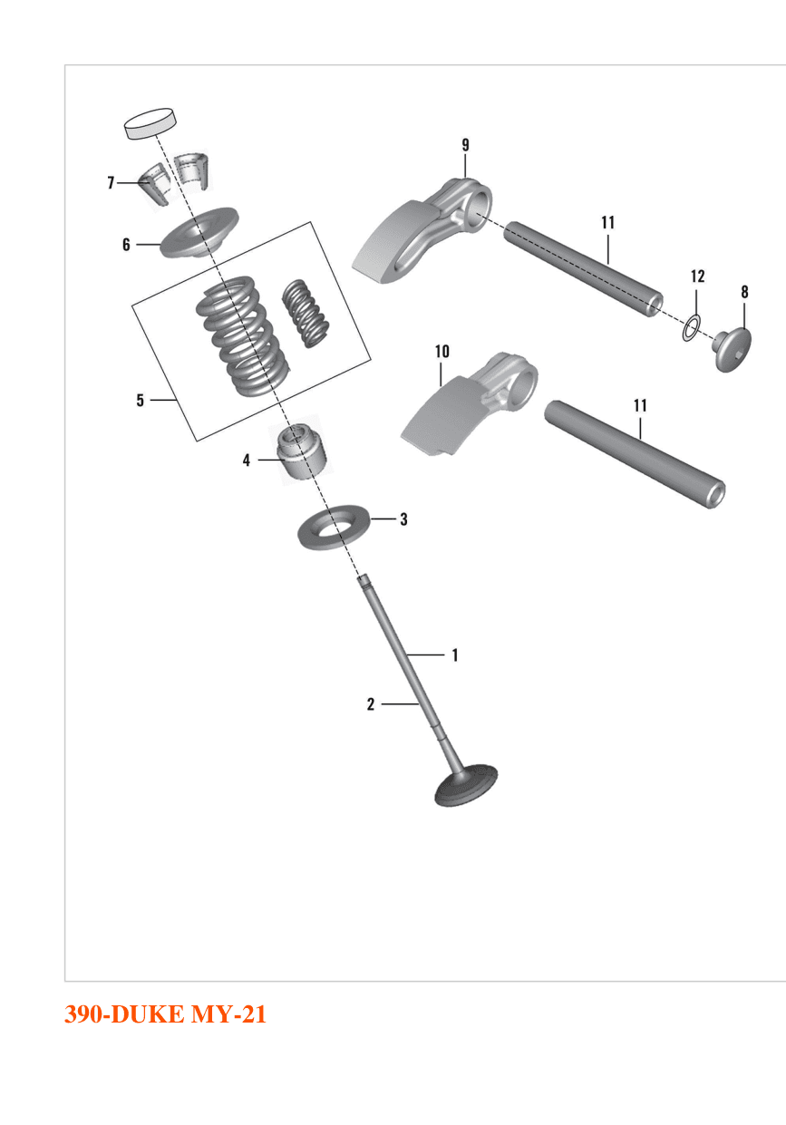 RETAINER VALVE SPRING