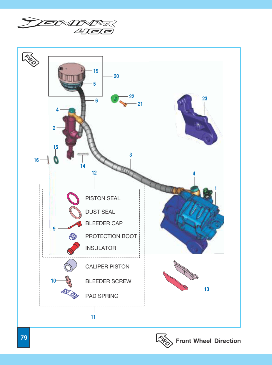 Rear Disc Brake Assembly