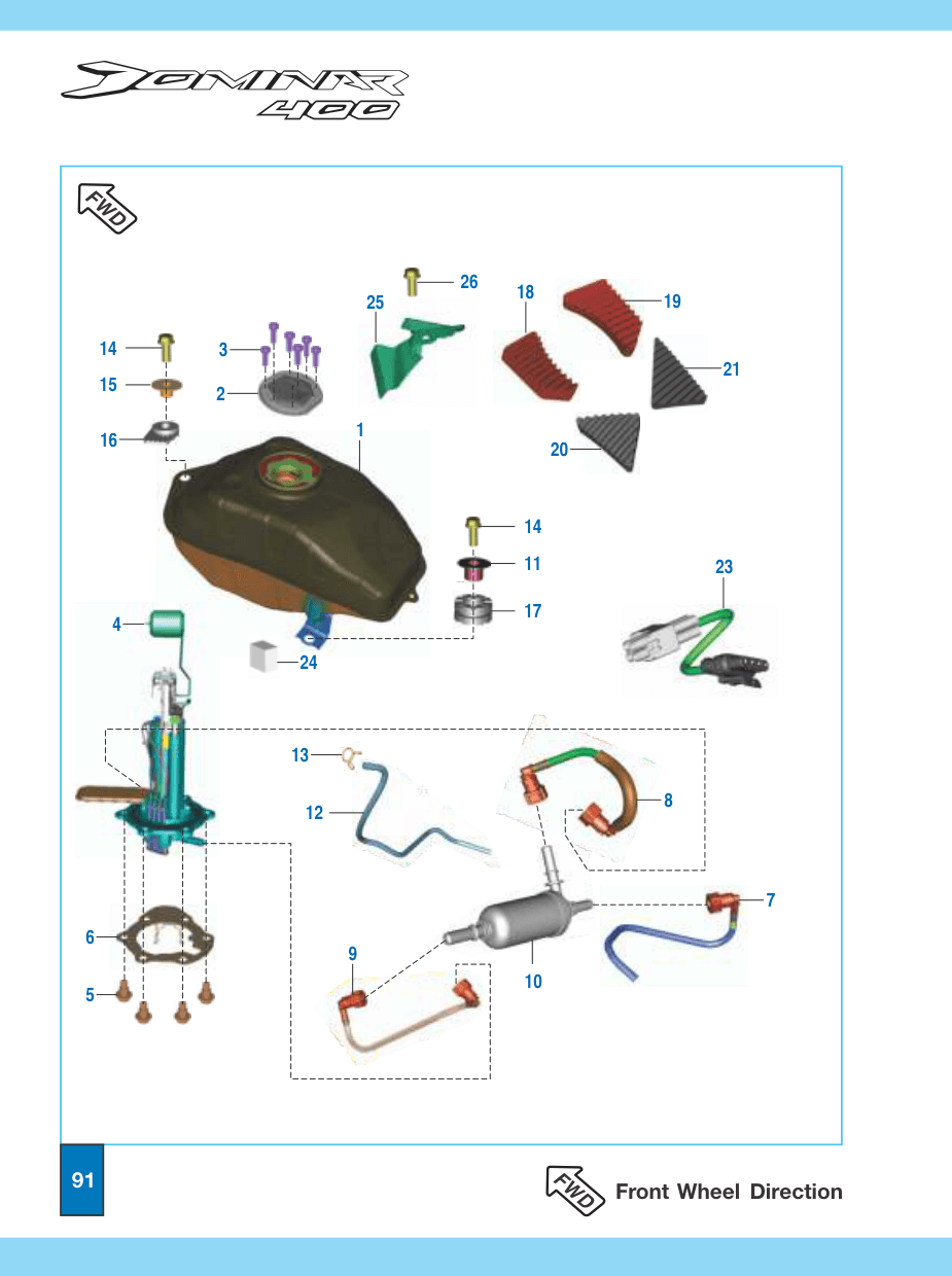Cap Tank 1 [Will be supplied in lock set]