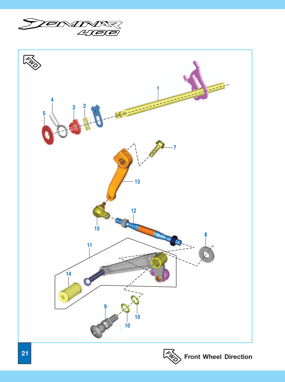 Bolt Flange M6