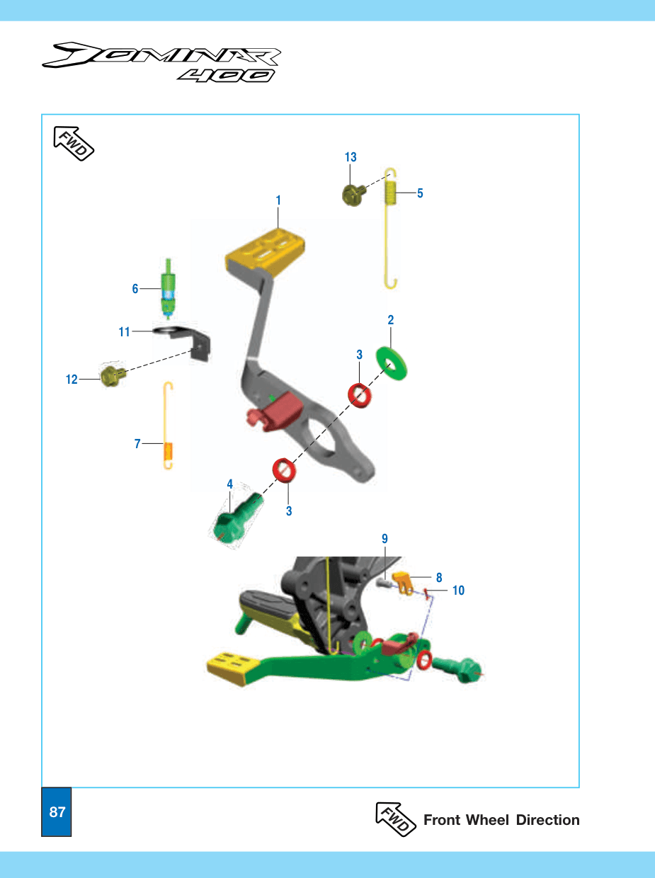 Spring Brake Switch Rear