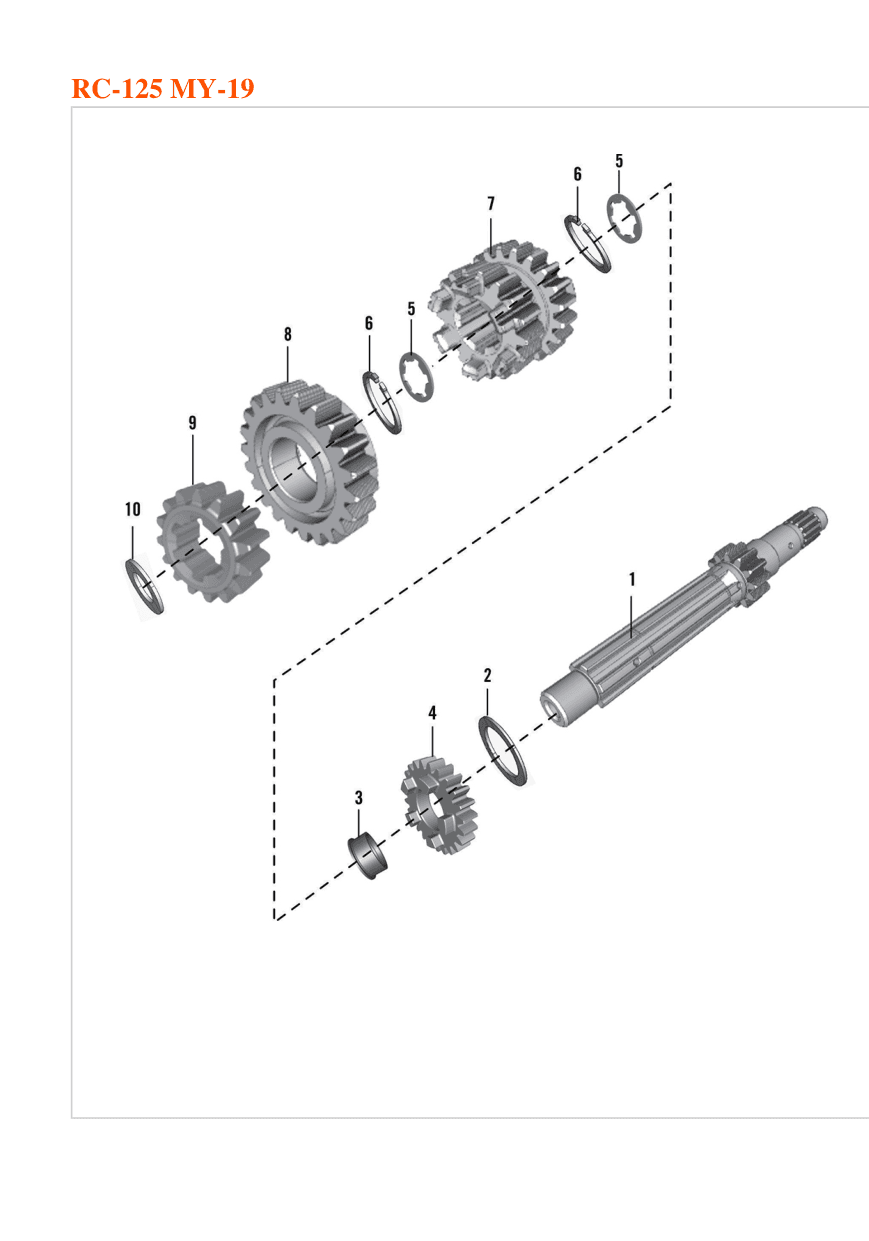 Transmission I - Main Shaft (Input Shaft)