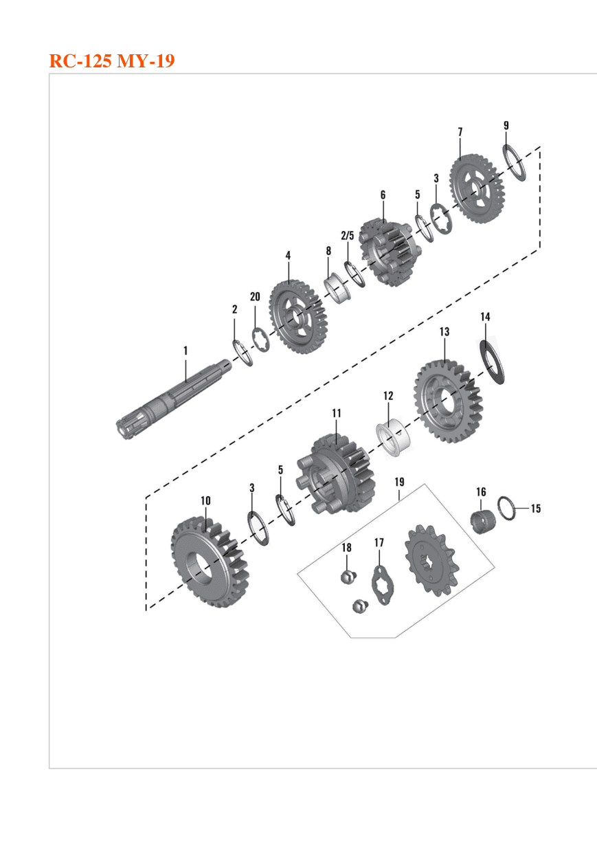 Transmission Ii - Counter Shaft (Output Shaft)