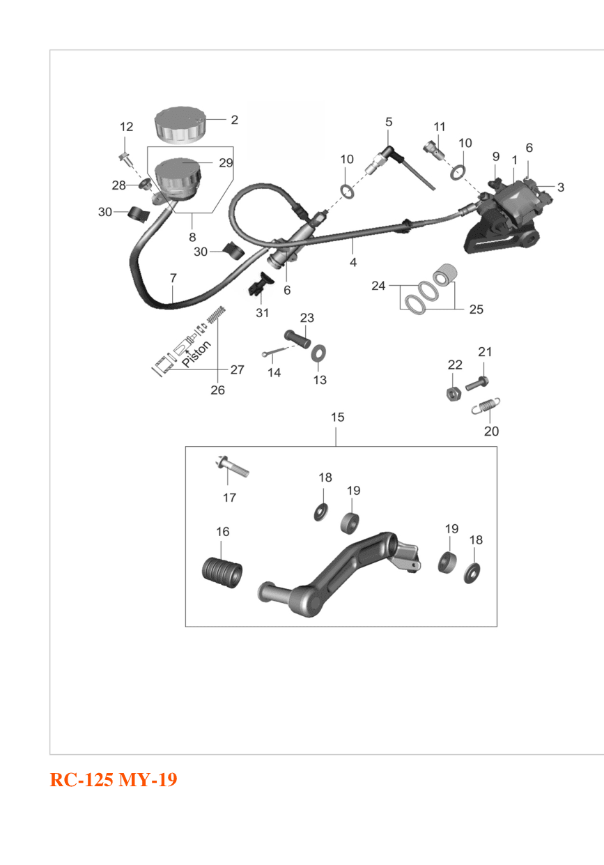 HOSE REAR BRAKE