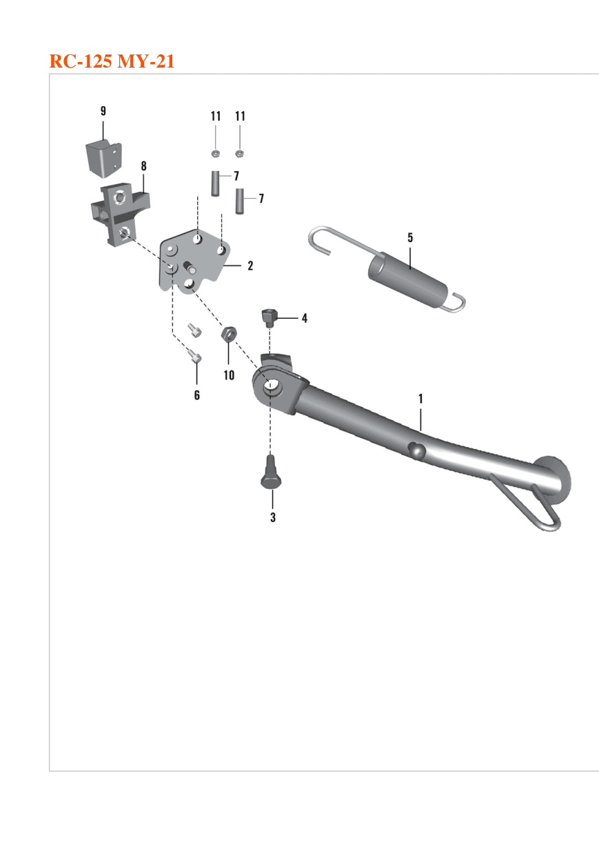 PLATE STAND SIDE