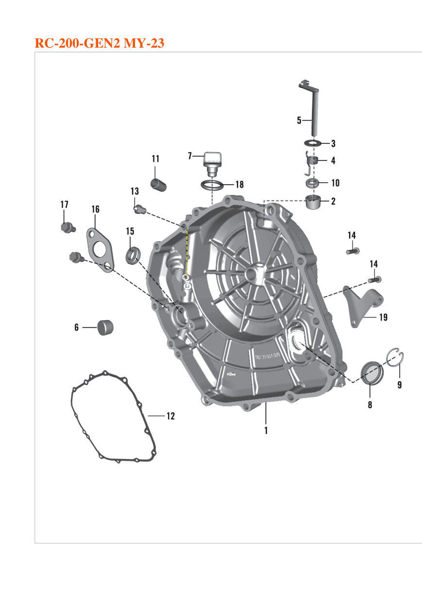 SPRING LEVER CLUTCH