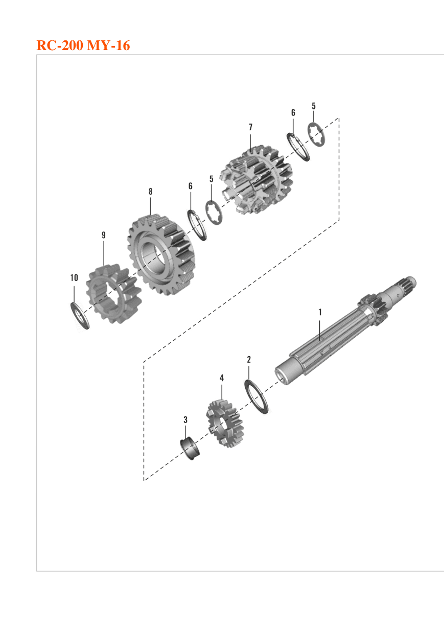Transmission I - Main Shaft (Input Shaft)