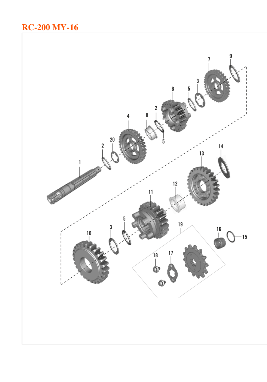 Transmission Ii - Counter Shaft (Output Shaft)