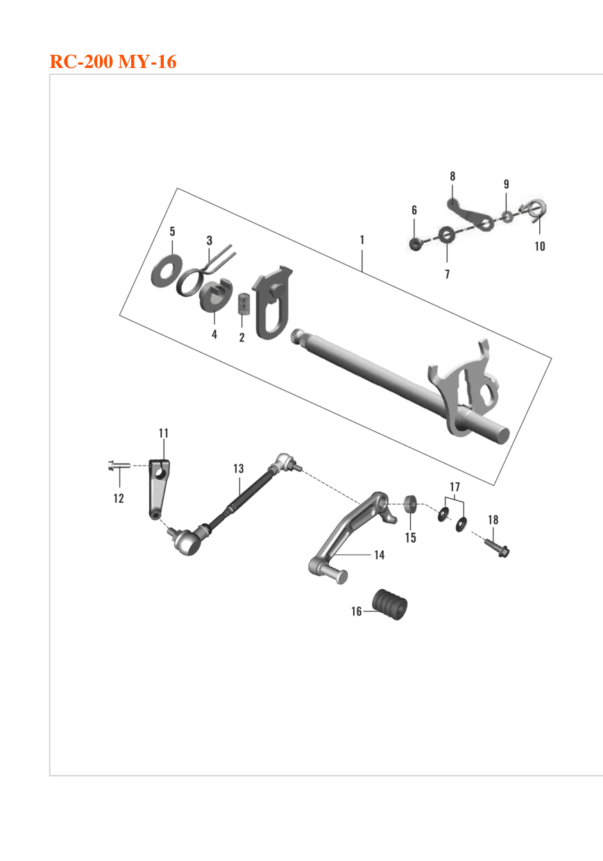 Shifting Mechanism - Lever Gear Shift