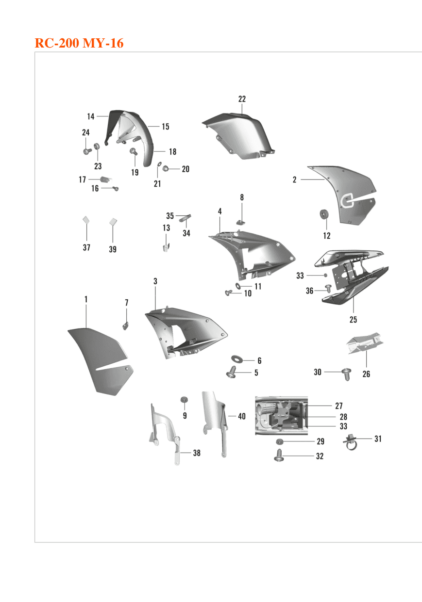 Fenders & Side Fairing