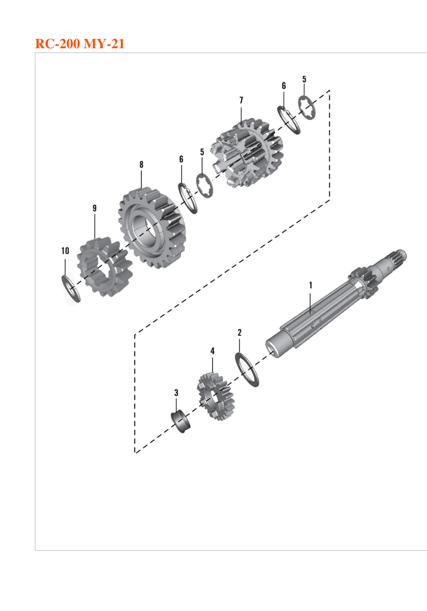 Transmission I - Main Shaft (Input Shaft)