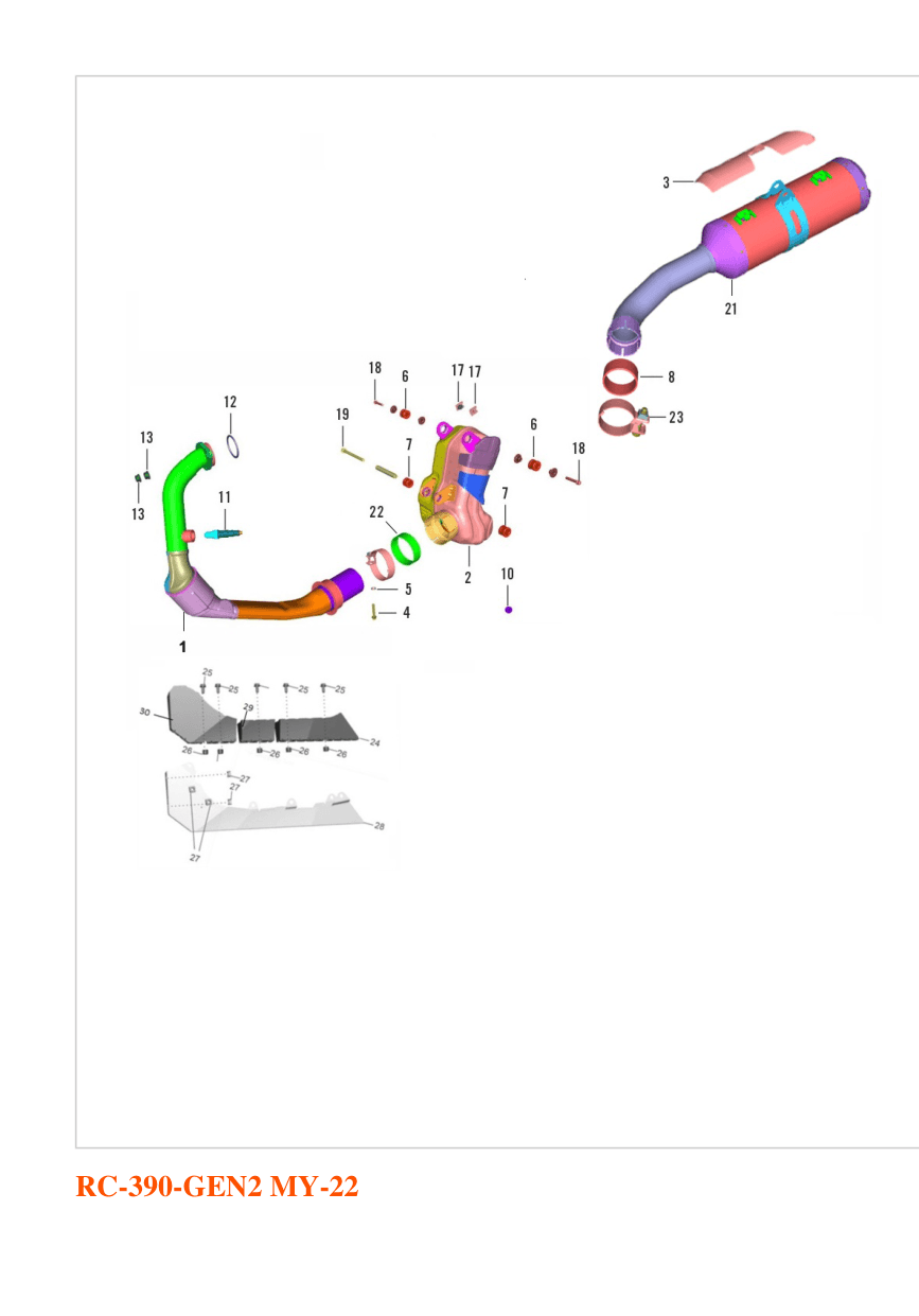 SHIELD ASSEMBLY MUFFLER