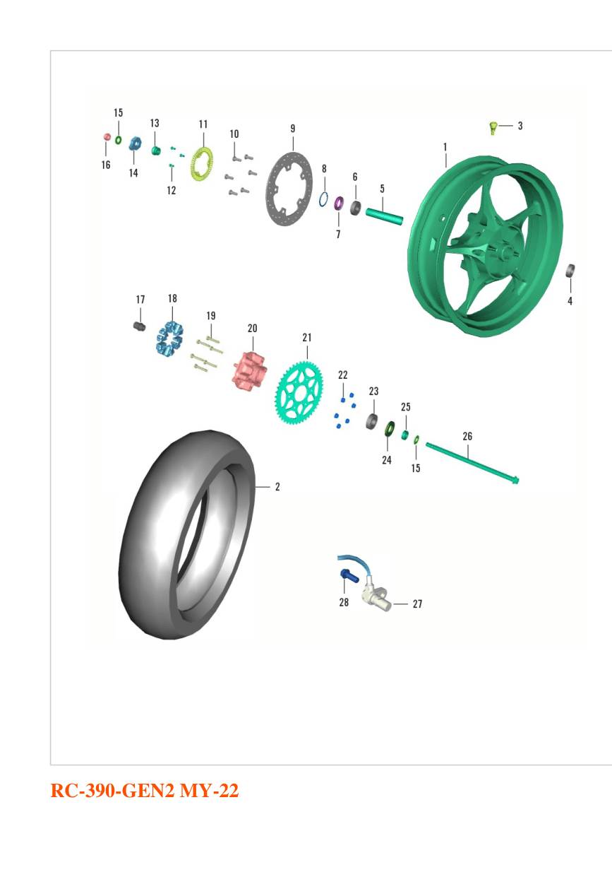 SENSOR DISC REAR