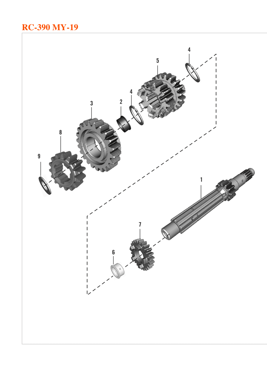 Transmission I - Main Shaft (Input Shaft)