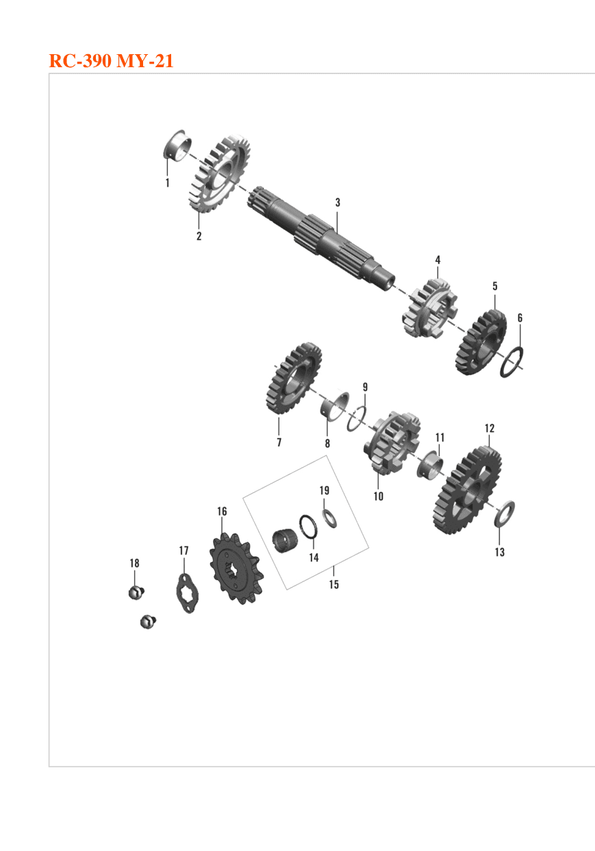 GEAR 3RD-4TH DRIVE