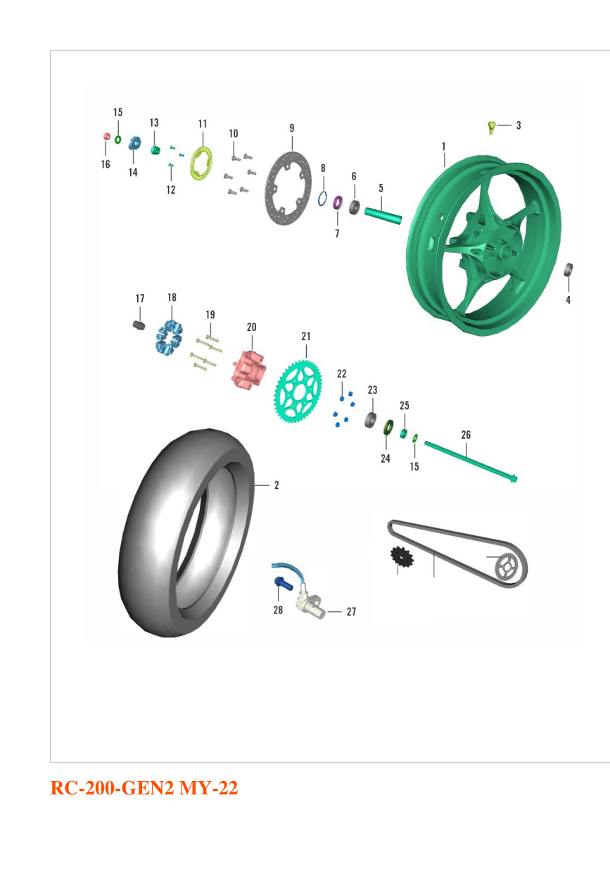 Rear Wheel